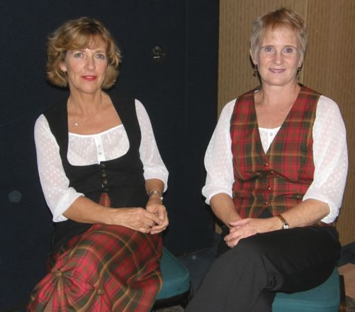 Susan and Janine in 2009
